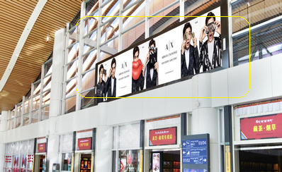 林芝机场出发大厅LED屏广告