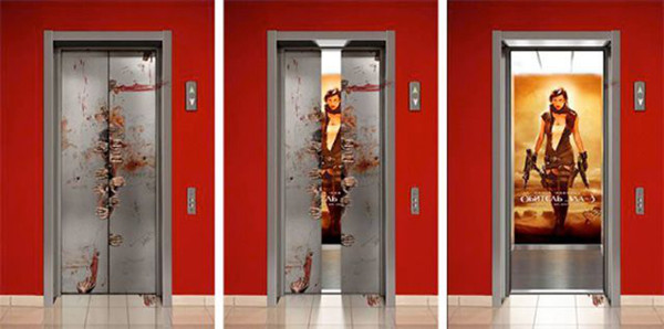 创意电梯广告