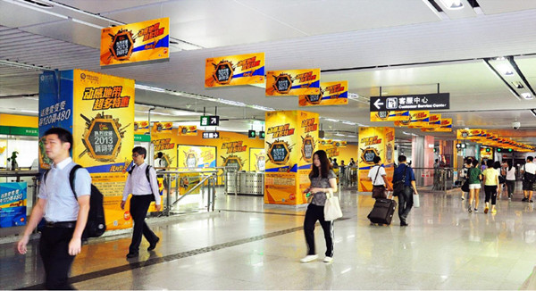 深圳地铁品牌海洋主题站广告