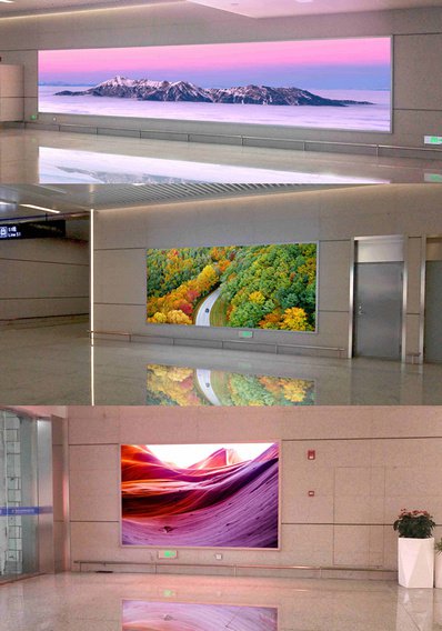 温州机场快轨站左右侧墙面灯箱广告