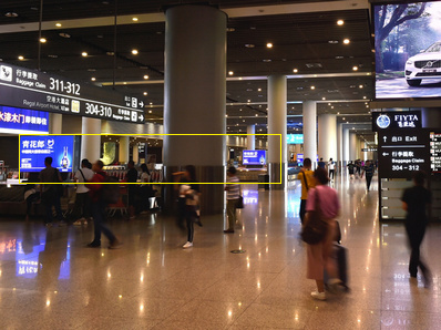西安机场T2+T3国内到达套装LED屏广告