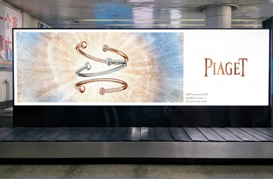 拉萨贡嘎机场行李提取双面LED屏广告