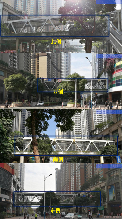 广州珠兴盛路东侧西侧南侧北侧户外廊桥大牌广告