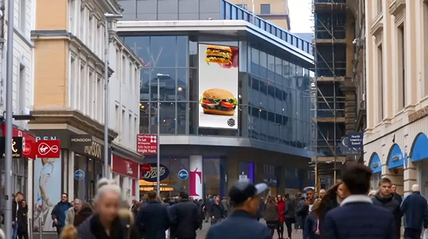 汉堡王户外广告