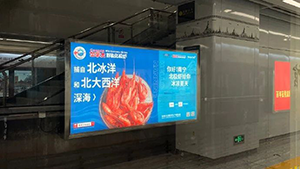 南宁地铁广告牌价格多少钱？食品生鲜南宁地铁灯箱广告案例