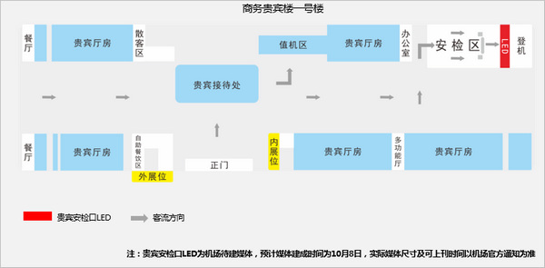 贵宾安检口LED平面图