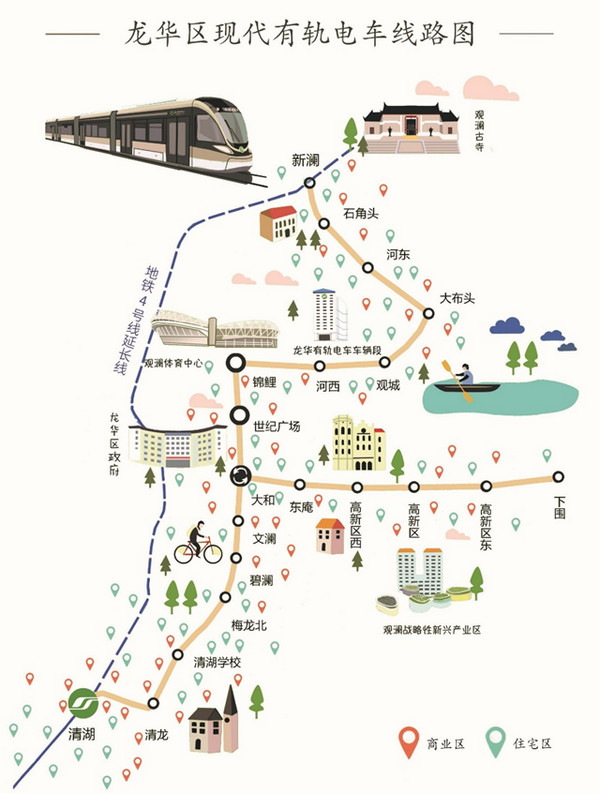 深圳龙华现代有轨电车广告