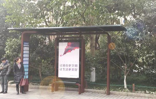 杭州公交车广告