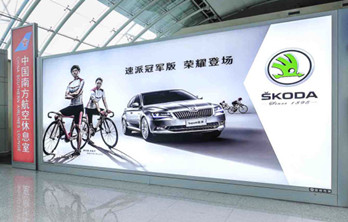 广州白云机场国际出发区域有哪些媒体广告形式?