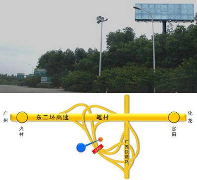 东二环高速南行大牌广告K42+930