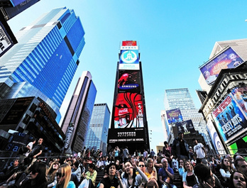 纽约时代广场广告-美国纽约时代广场LED大屏广告