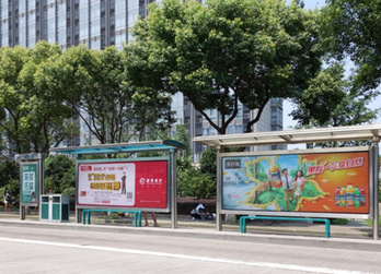 宁波公交候车亭广告-宁波公交站广告投放价格-宁波公交站牌广告
