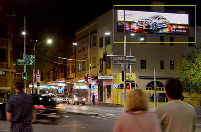 悉尼英王十字街大屏幕广告