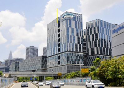 深圳湾生态科技园9栋B楼顶LED屏