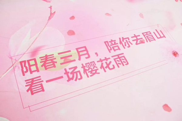 眉山樱花博览园成都地铁广告