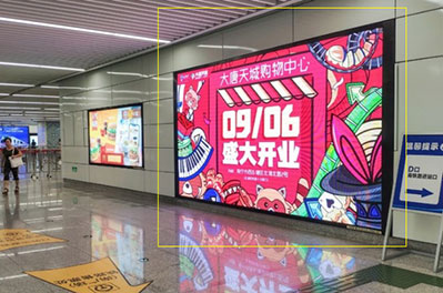 南宁地铁LED巨屏联播广告