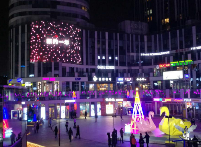 北京世贸天阶LED大屏广告