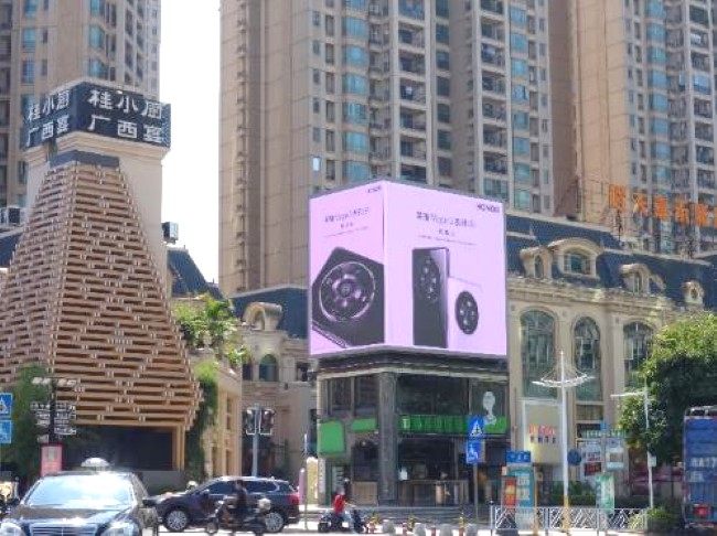 南宁东盟盛天地LED广告投放，南宁户外大屏广告价格