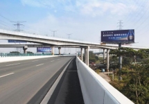 广州南沙高速大牌广告投放，广州南沙港快速高杆立柱广告价格