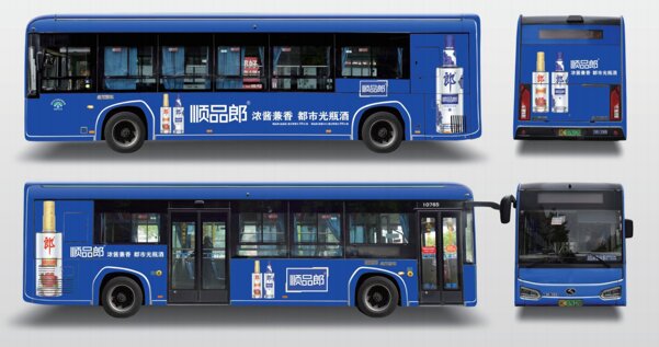 第一户外传媒-温州单层巴士整车广告