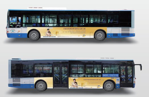 第一户外传媒-温州单层巴士两侧车身广告