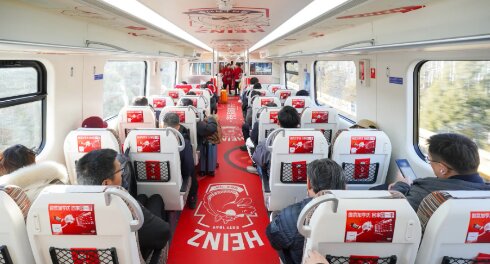 亨氏番茄酱-北京地铁广告