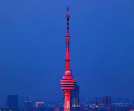 武汉龟山电视塔地标广告-武汉龟山电视塔灯光秀广告