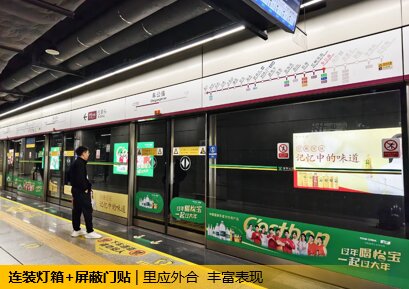 第一户外传媒-深圳地铁屏蔽门贴广告