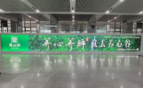 第一户外传媒-常州站南站房进站扶梯中央落地灯箱 第一户外传媒-常州站南站房进站扶梯中央落地灯箱