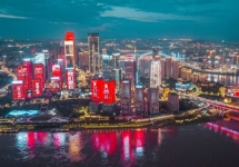 重庆灯光秀广告-重庆地标广告