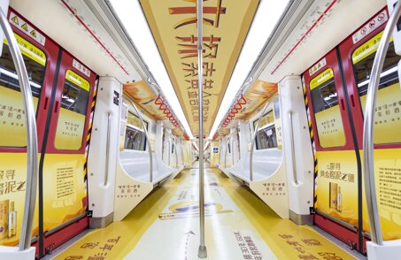 深圳第一户外传媒有限公司-天津地铁超级内包车广告