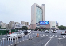 金华双龙南街与双溪西路LED广告,日报大厦大屏广告价格